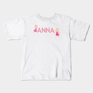 Name Anna Design Kids T-Shirt